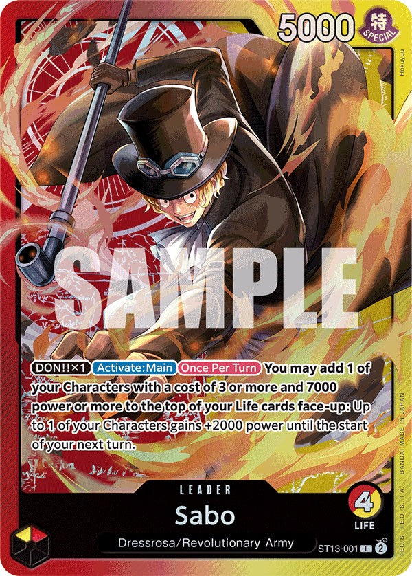Sabo [Ultra Deck: The Three Brothers] | Amazing Games TCG