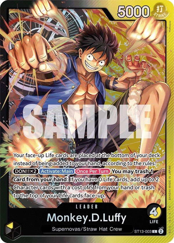 Monkey.D.Luffy [Ultra Deck: The Three Brothers] | Amazing Games TCG