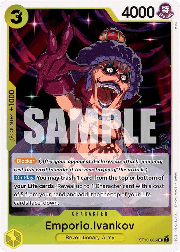 Emporio.Ivankov [Ultra Deck: The Three Brothers] | Amazing Games TCG
