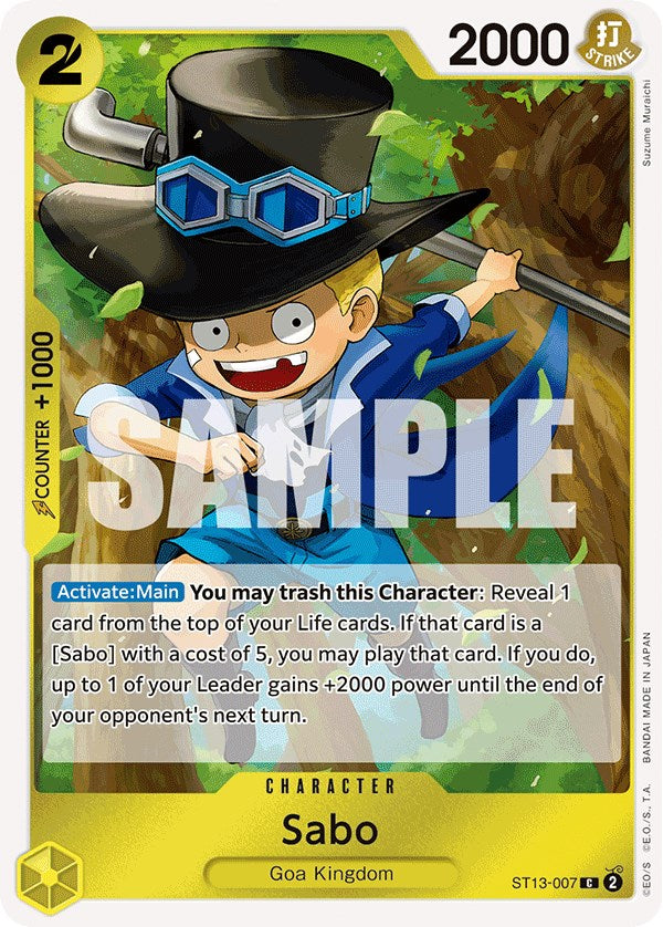 Sabo [Ultra Deck: The Three Brothers] | Amazing Games TCG