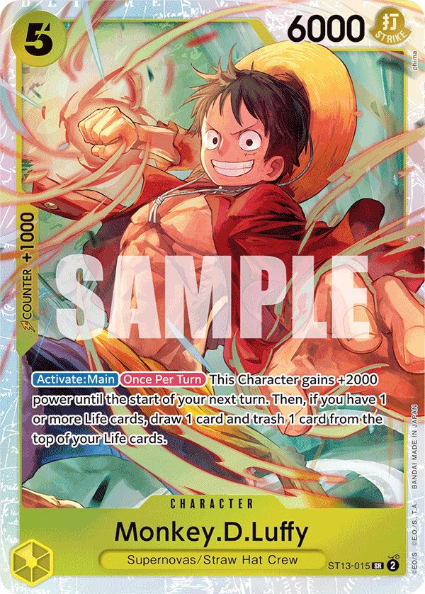 Monkey.D.Luffy [Ultra Deck: The Three Brothers] | Amazing Games TCG