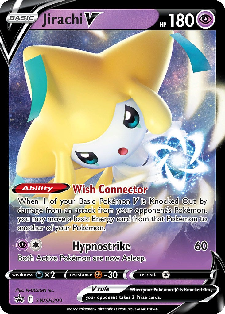 Jirachi V (SWSH299) [Sword & Shield: Black Star Promos] | Amazing Games TCG