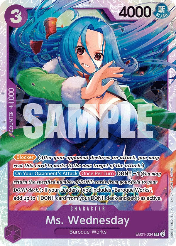 Ms. Wednesday [Extra Booster: Memorial Collection] | Amazing Games TCG