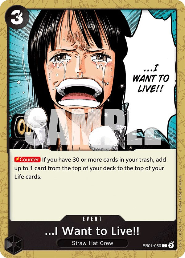 ...I Want to Live!! [Extra Booster: Memorial Collection] | Amazing Games TCG