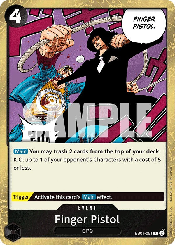 Finger Pistol [Extra Booster: Memorial Collection] | Amazing Games TCG