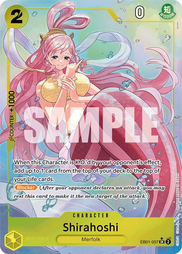 Shirahoshi (Alternate Art) [Extra Booster: Memorial Collection] | Amazing Games TCG