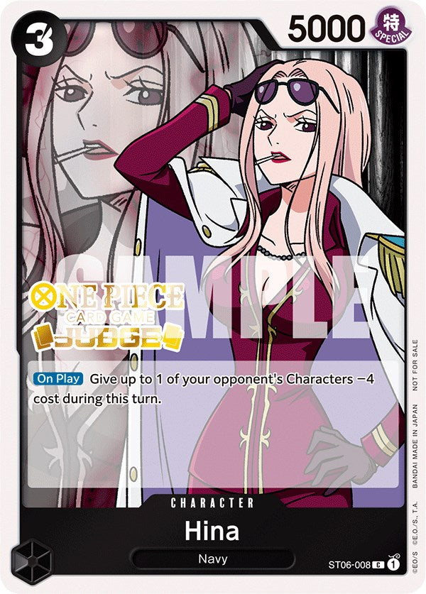 Hina (Judge Pack Vol. 3) [One Piece Promotion Cards] | Amazing Games TCG