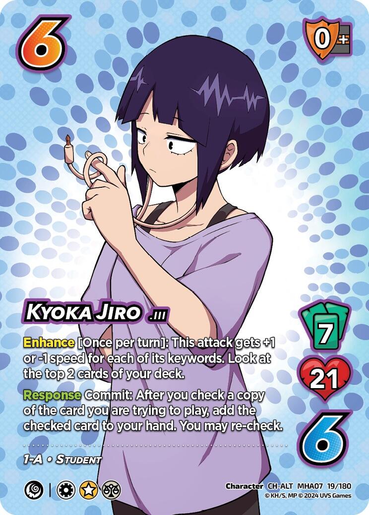 Kyoka Jiro (Alternate Art) [Girl Power] | Amazing Games TCG