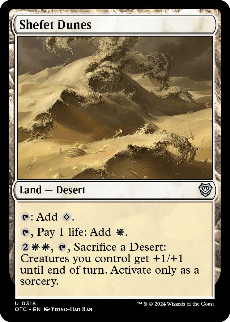 Shefet Dunes [Outlaws of Thunder Junction Commander] | Amazing Games TCG