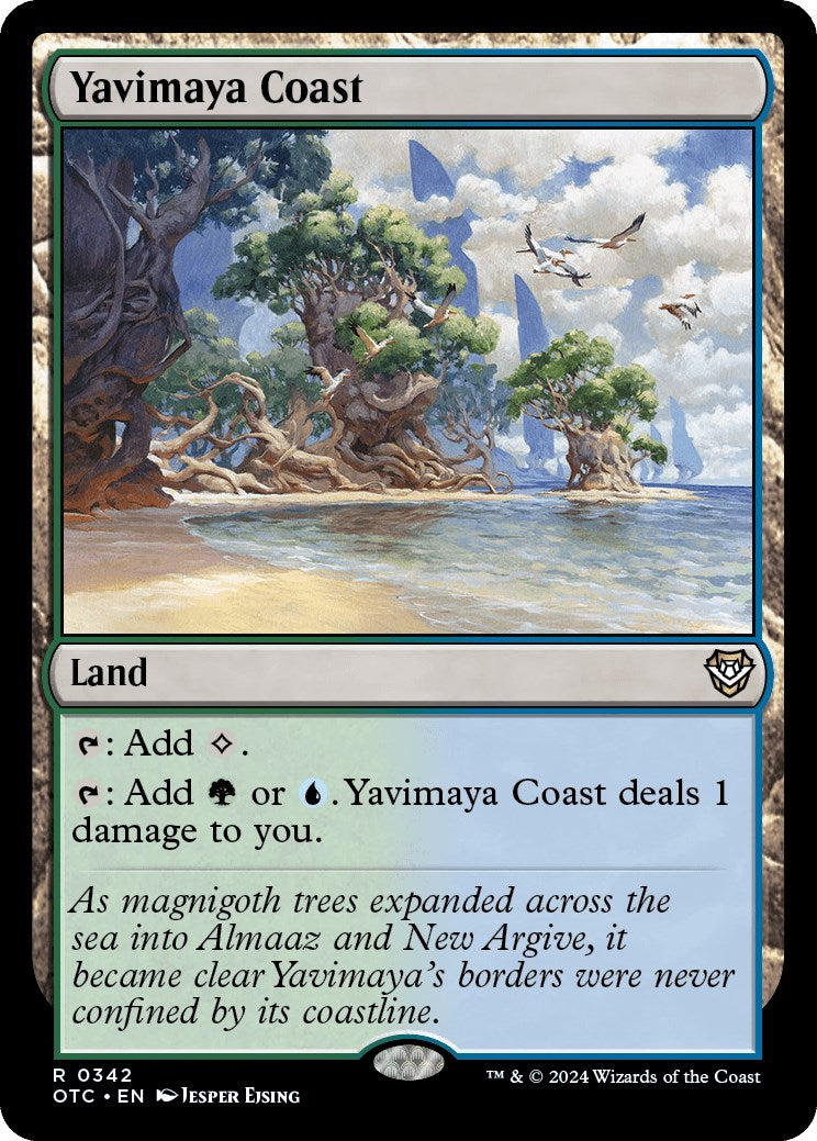 Yavimaya Coast [Outlaws of Thunder Junction Commander] | Amazing Games TCG