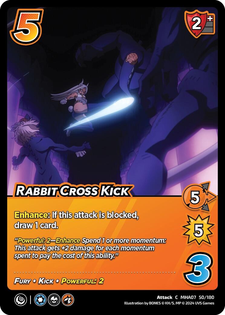 Rabbit Cross Kick [Girl Power] | Amazing Games TCG