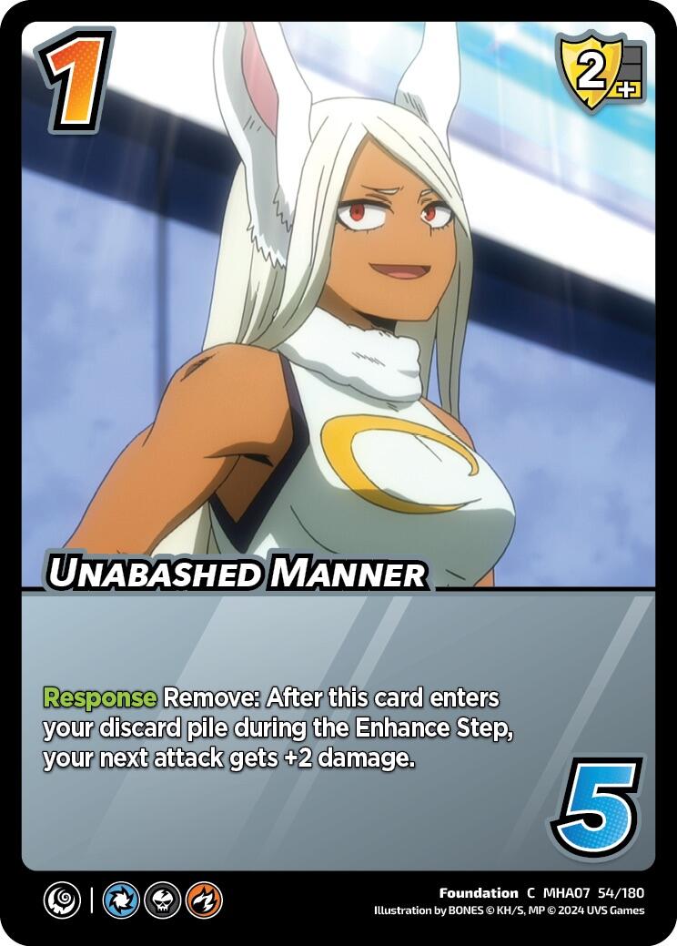 Unabashed Manner [Girl Power] | Amazing Games TCG