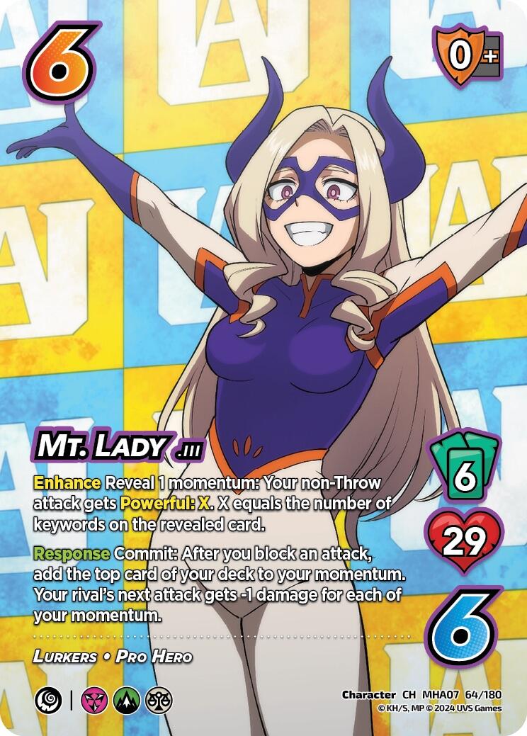 Mt. Lady [Girl Power] | Amazing Games TCG