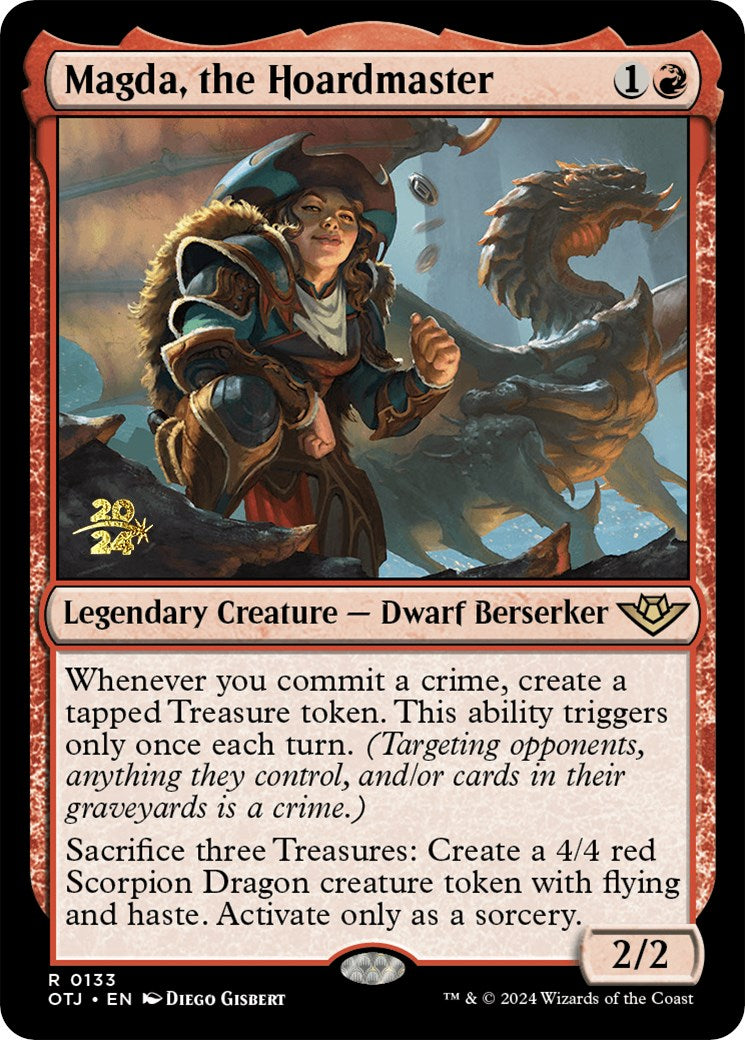 Magda, the Hoardmaster [Outlaws of Thunder Junction Prerelease Promos] | Amazing Games TCG