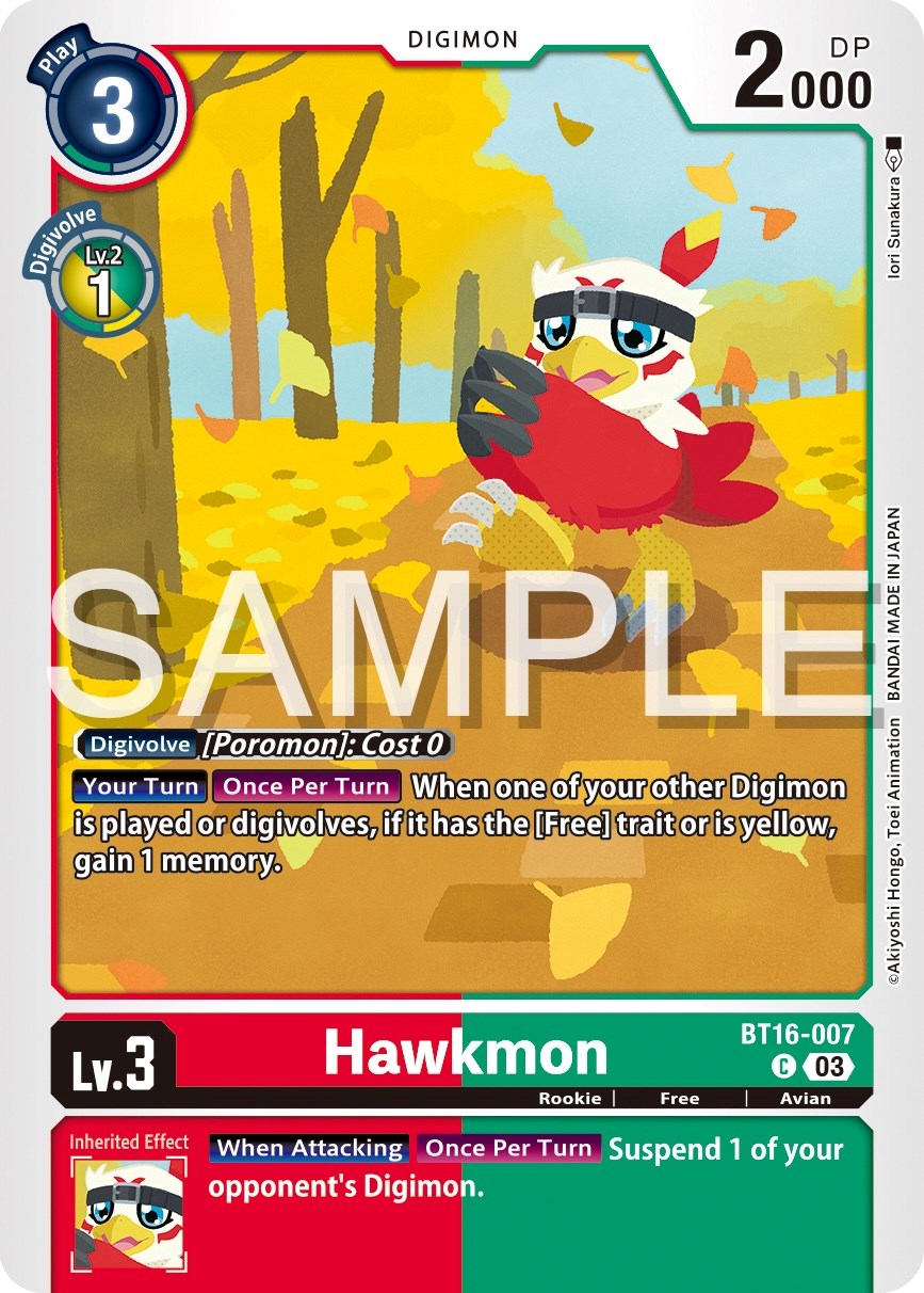 Hawkmon [BT16-007] [Beginning Observer] | Amazing Games TCG