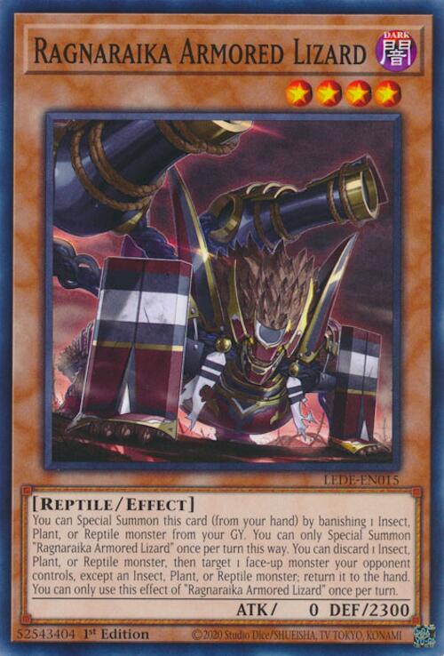 Ragnaraika Armored Lizard [LEDE-EN015] Common | Amazing Games TCG