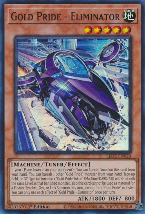 Gold Pride - Eliminator [LEDE-EN020] Super Rare | Amazing Games TCG