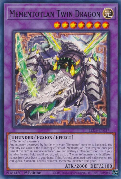 Mementotlan Twin Dragon [LEDE-EN037] Common | Amazing Games TCG