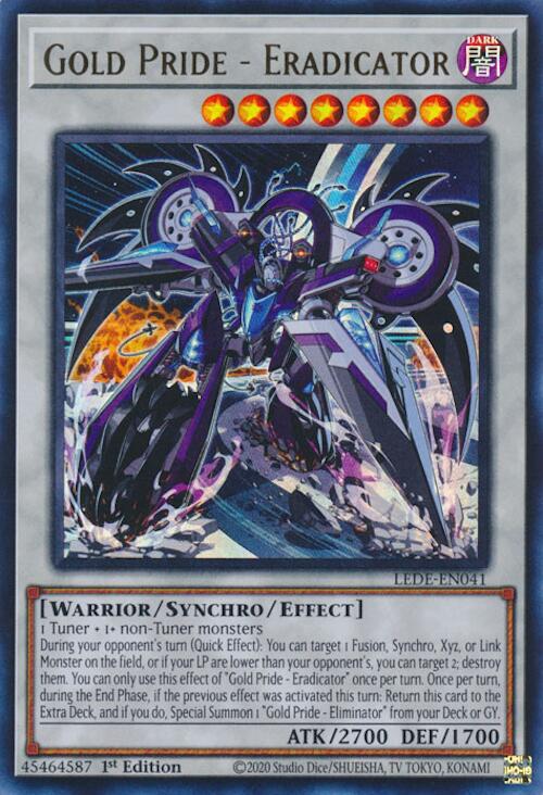 Gold Pride - Eradicator [LEDE-EN041] Ultra Rare | Amazing Games TCG