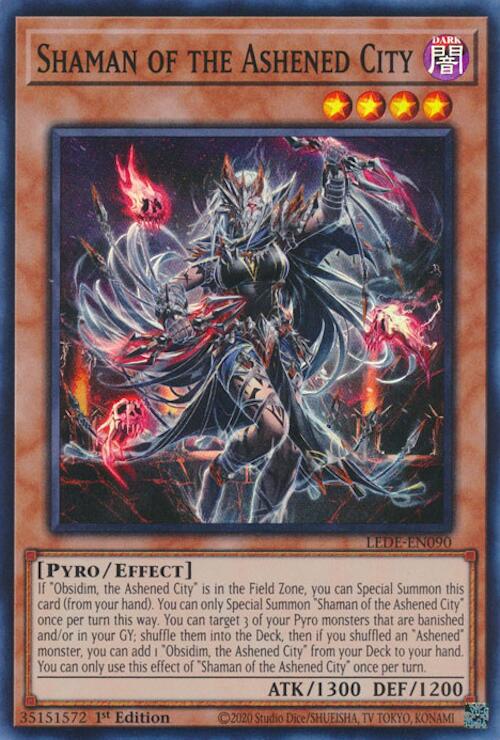 Shaman of the Ashened City [LEDE-EN090] Super Rare | Amazing Games TCG