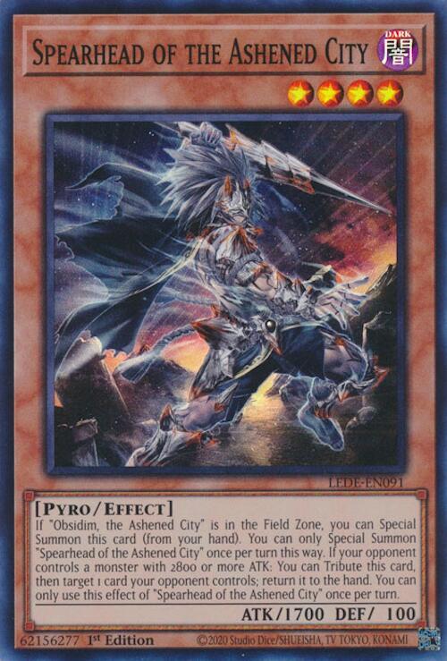 Spearhead of the Ashened City [LEDE-EN091] Super Rare | Amazing Games TCG