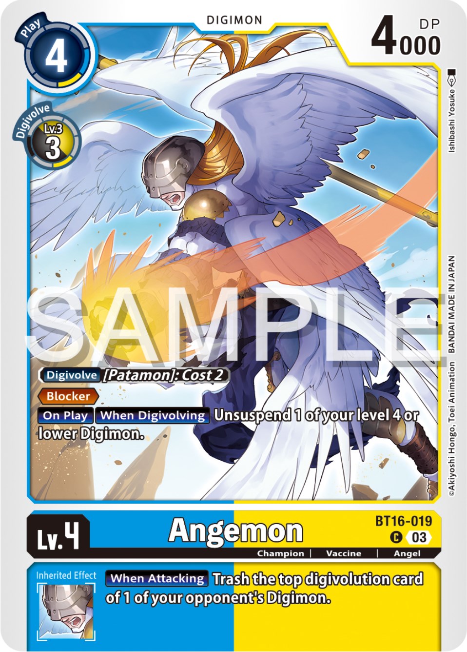 Angemon [BT16-019] [Beginning Observer] | Amazing Games TCG