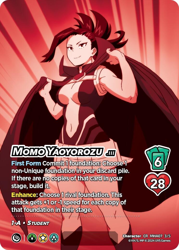 Momo Yaoyorozu (Serial Numbered) [Girl Power] | Amazing Games TCG