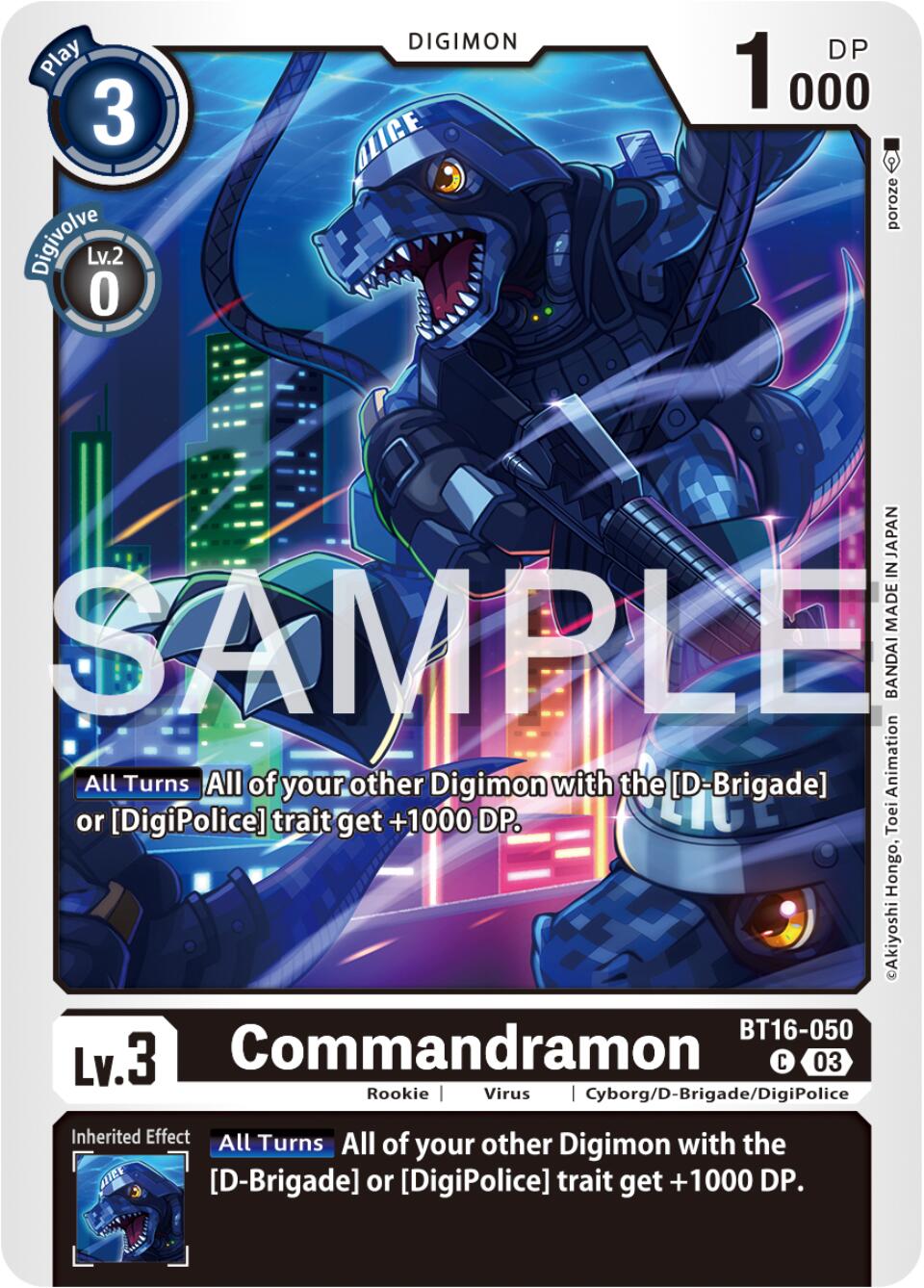 Commandramon [BT16-050] [Beginning Observer] | Amazing Games TCG