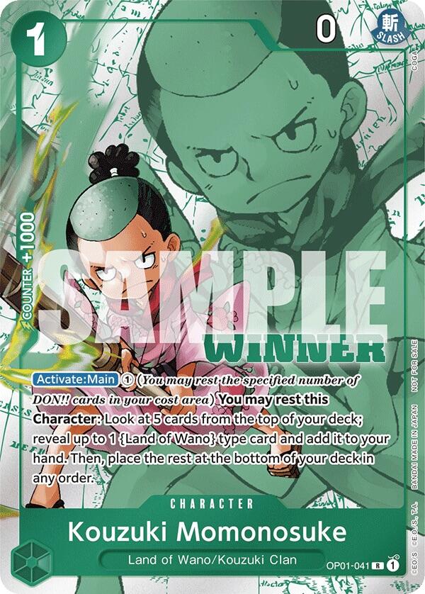 Kouzuki Momonosuke (Winner Pack Vol. 7) [One Piece Promotion Cards] | Amazing Games TCG