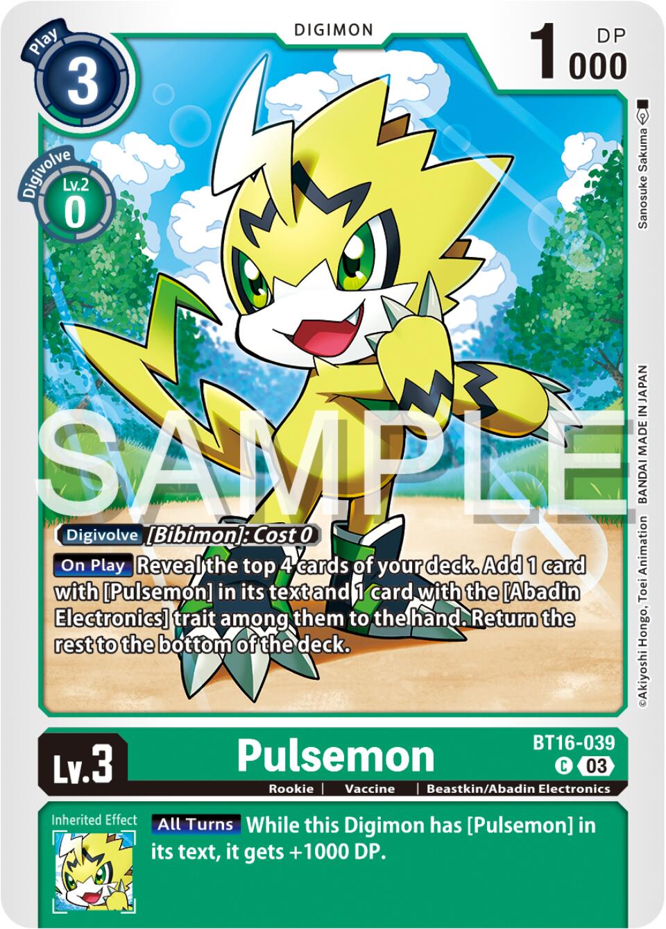 Pulsemon [BT16-039] [Beginning Observer] | Amazing Games TCG