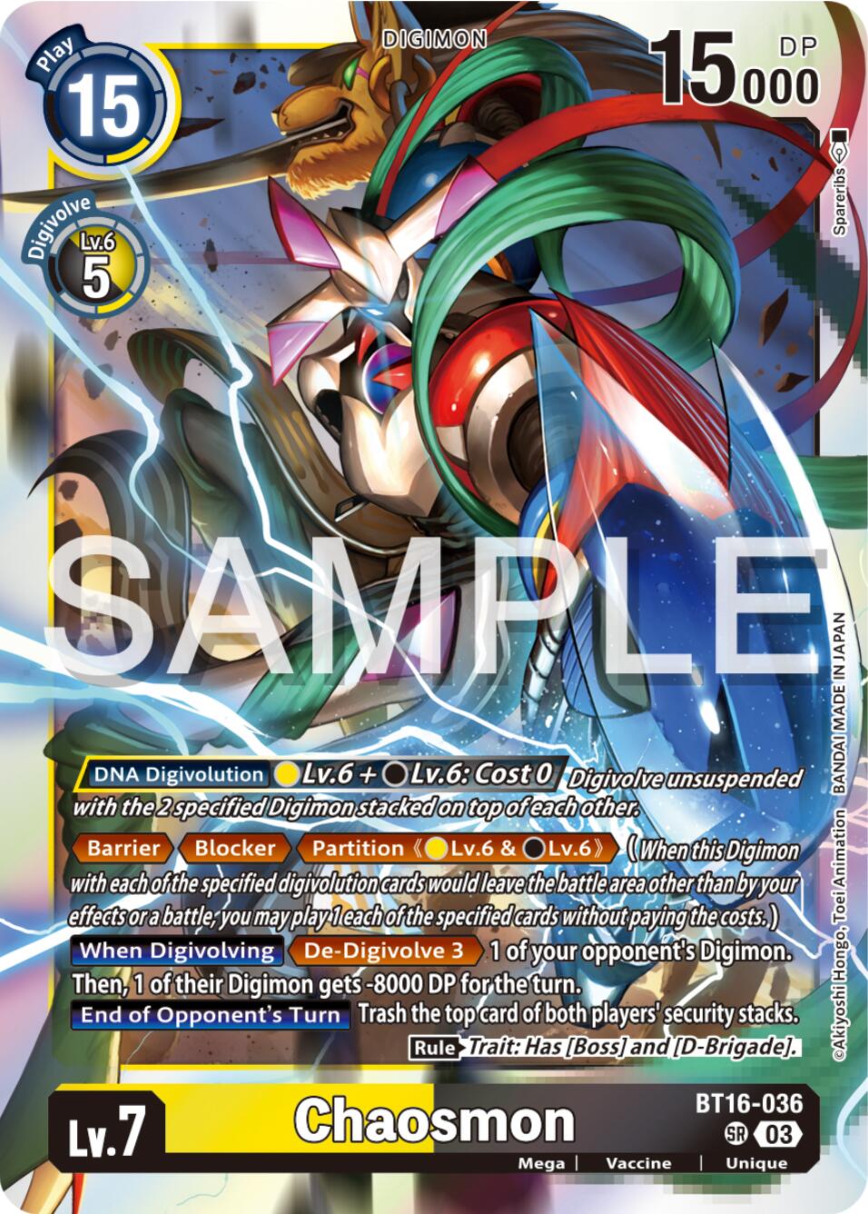 Chaosmon [BT16-036] [Beginning Observer] | Amazing Games TCG