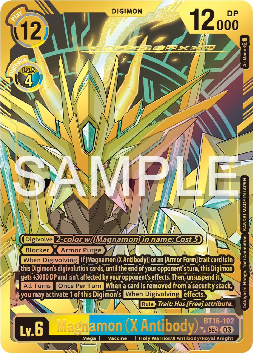 Magnamon (X Antibody) [BT16-102] (Textured) [Beginning Observer] | Amazing Games TCG