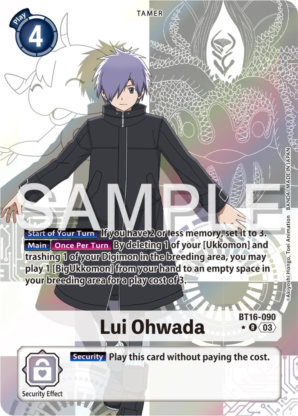 Lui Ohwada [BT16-090] (Alternate Art) [Beginning Observer] | Amazing Games TCG