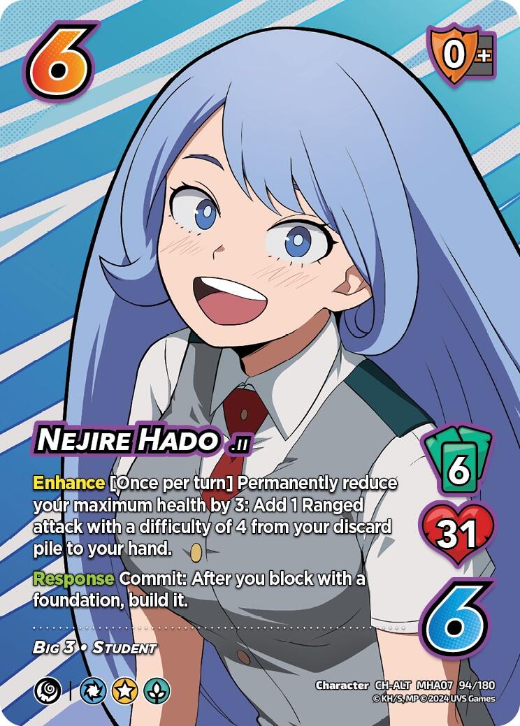 Nejire Hado (Alternate Art) [Girl Power] | Amazing Games TCG