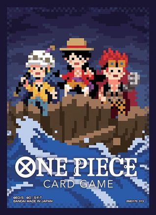 Bandai: 70ct Card Sleeves - One Piece - The Three Captains (Pixel Art) | Amazing Games TCG