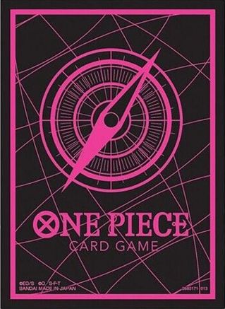 Bandai: 70ct Card Sleeves - One Piece - Black X Pink | Amazing Games TCG