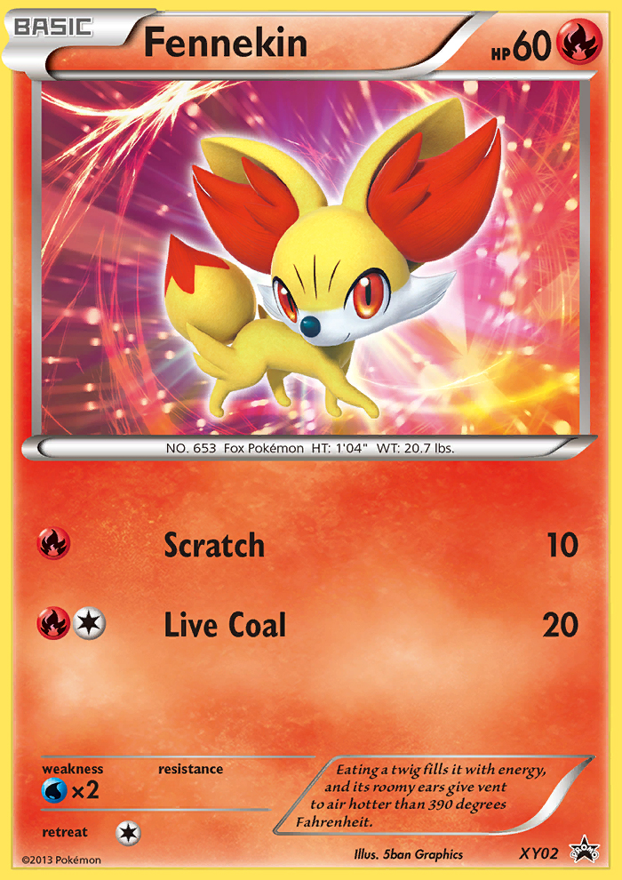 Fennekin (XY02) [XY: Black Star Promos] | Amazing Games TCG