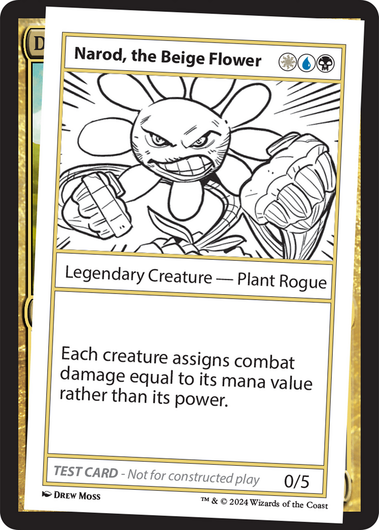 Narod, the Beige Flower [Mystery Booster 2 Playtest Cards] | Amazing Games TCG