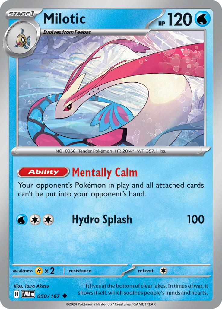 Milotic (050/167) [Scarlet & Violet: Twilight Masquerade] | Amazing Games TCG