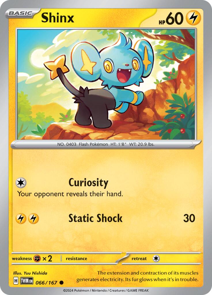 Shinx (066/167) [Scarlet & Violet: Twilight Masquerade] | Amazing Games TCG