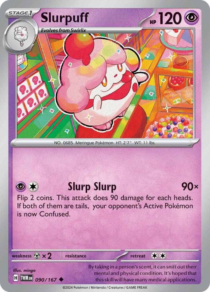 Slurpuff (090/167) [Scarlet & Violet: Twilight Masquerade] | Amazing Games TCG