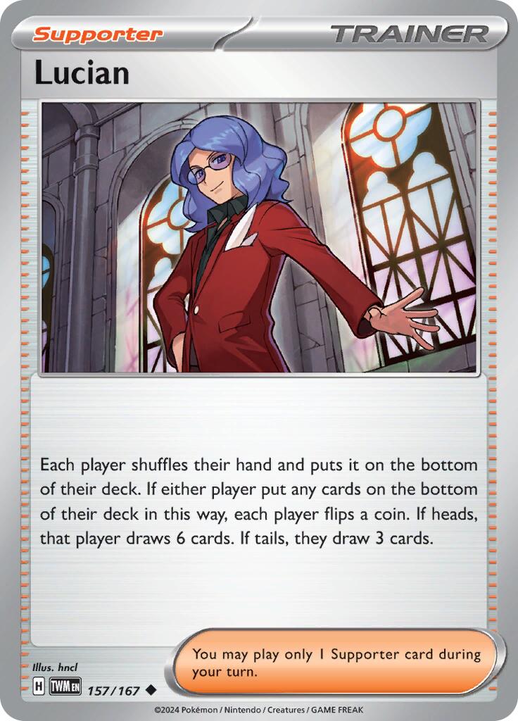 Lucian (157/167) [Scarlet & Violet: Twilight Masquerade] | Amazing Games TCG