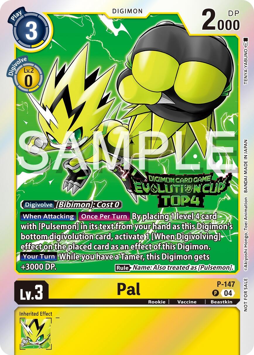 Pal [P-147] (2024 Evolution Cup Top 4) [Promotional Cards] | Amazing Games TCG