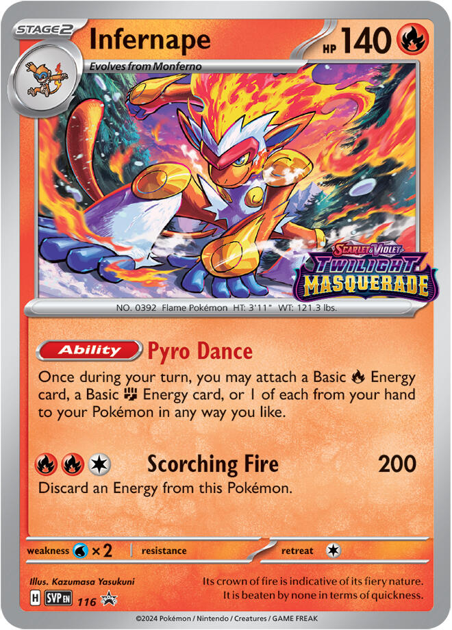 Infernape (116) [Scarlet & Violet: Black Star Promos] | Amazing Games TCG