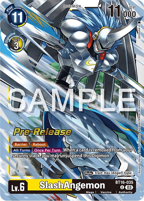 SlashAngemon [BT16-035] [Beginning Observer Pre-Release Promos] | Amazing Games TCG