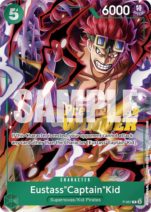 Eustass"Captain"Kid (OP-07 Pre-Release Tournament) [Winner] [One Piece Promotion Cards] | Amazing Games TCG