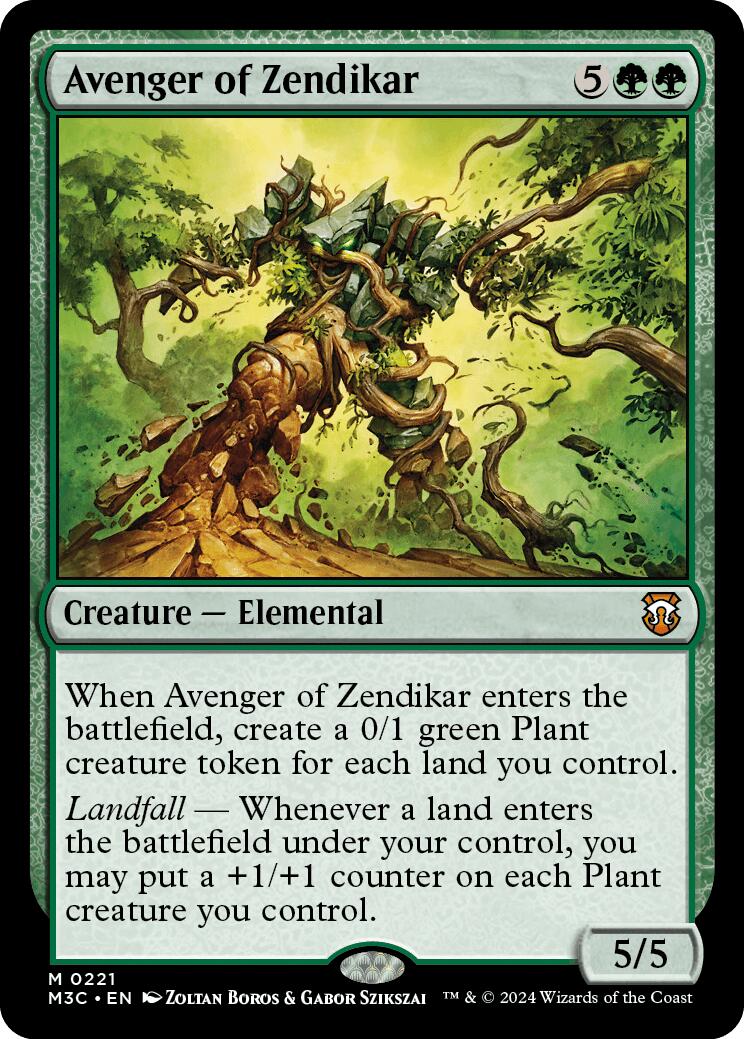 Avenger of Zendikar [Modern Horizons 3 Commander] | Amazing Games TCG