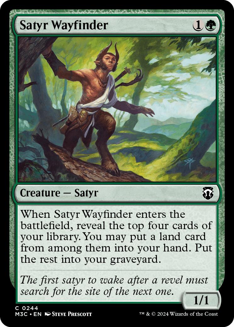 Satyr Wayfinder [Modern Horizons 3 Commander] | Amazing Games TCG