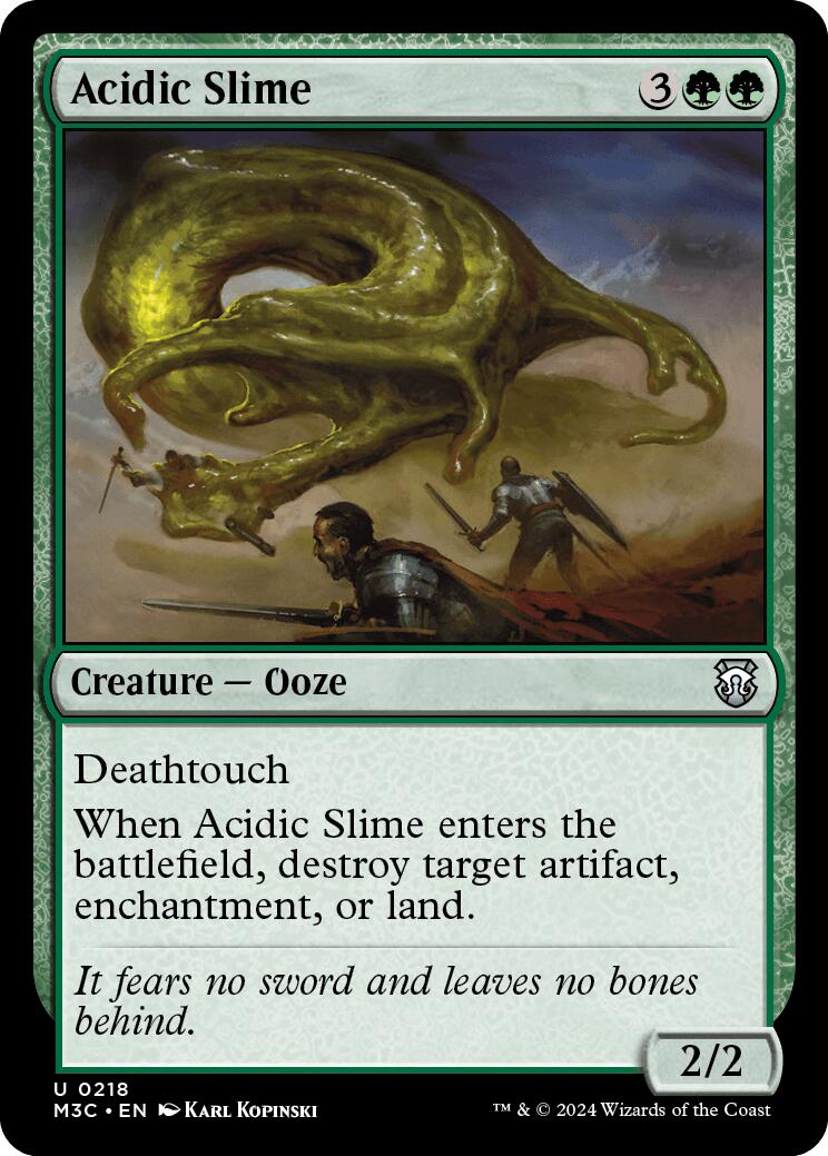 Acidic Slime [Modern Horizons 3 Commander] | Amazing Games TCG