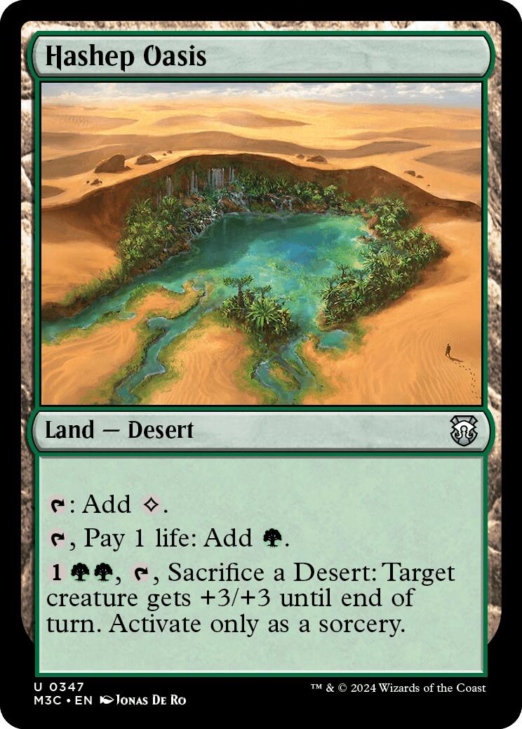 Hashep Oasis [Modern Horizons 3 Commander] | Amazing Games TCG